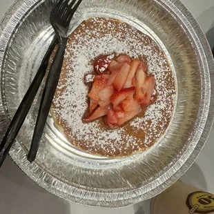 Tres leches pancakes