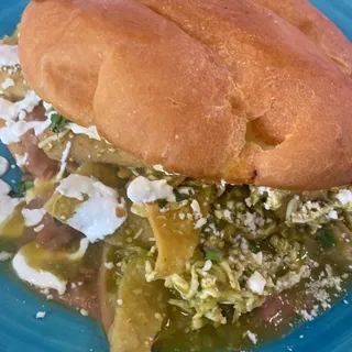 Chilaquiles Torta
