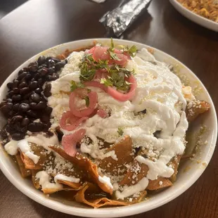 Chilaquiles w/steak