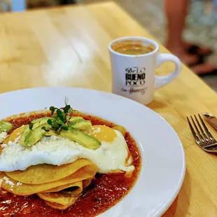 huevos rancheros and cuban coffee