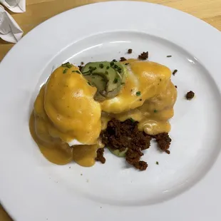 Chipotle Poached Huevos