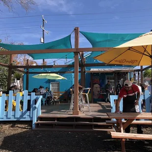 View from the picnic tables