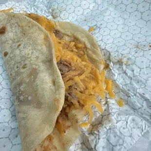 Bean and Cheese Tacos