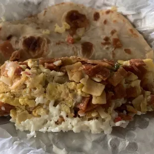 Specialty Chilaquiles Tacos