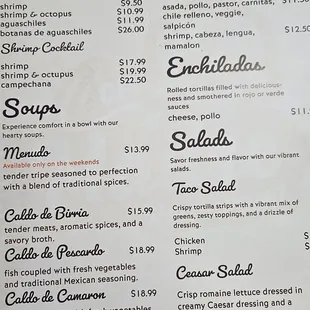 Menu.