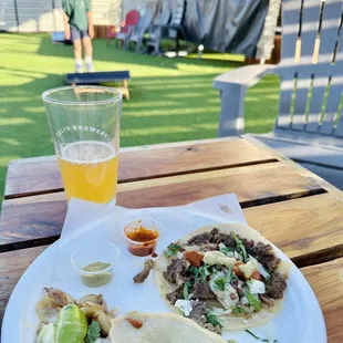 Beef tacos w avocado  tastes soooo goood