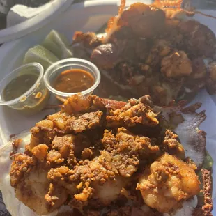 Choripapa tostada
