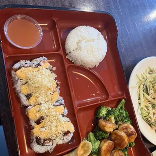 H06. Shrimp Teriyaki Bento Box Lunch