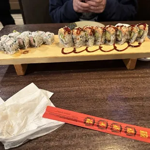 The two sushi we ordered