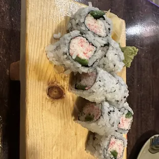 Snow crab, and jalapeño roll