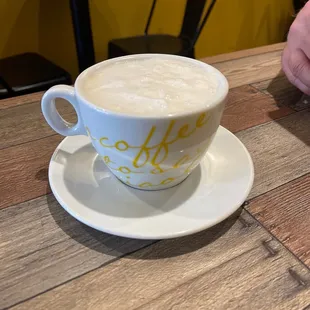 Cappuccino with almond milk