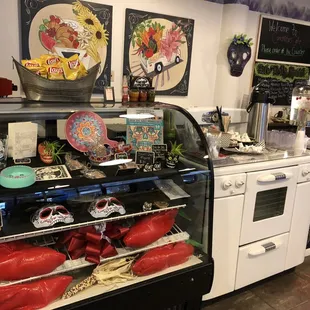 sushi and sashimi, interior