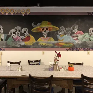 sushi and sashimi, interior