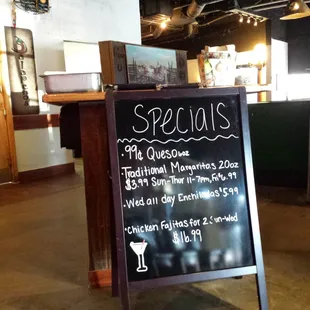 New specials everyday