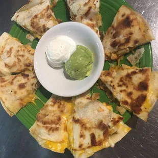 Chicken quesadillas