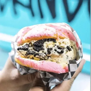 Sweet bread with infused ice cream