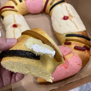 Whoever finds baby Jesus treats everyone to tamales on February 2nd (Candlemas Day)