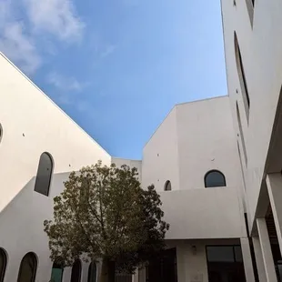 outside