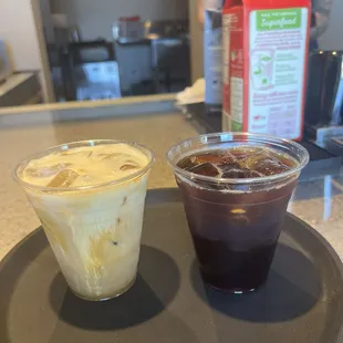 Iced Vanilla Latte W/cream Foam