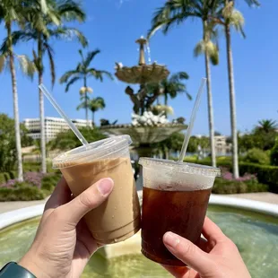 Iced coffees to go