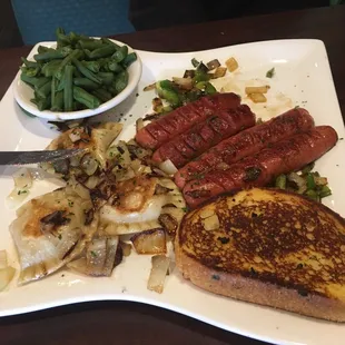 Polish sausage and pierogi special (Thursday).