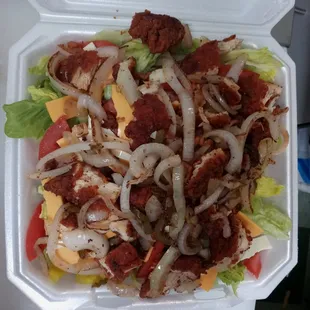 Spicy chicken salad