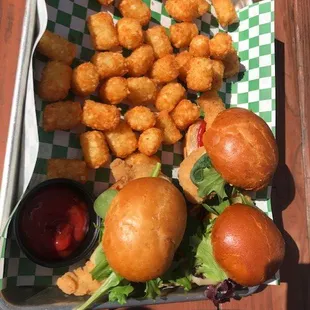 Fried Chicken Sliders