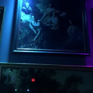 Painting in the first bar.