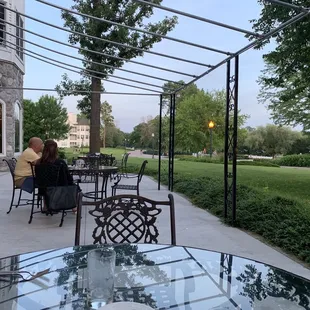 Outside dining