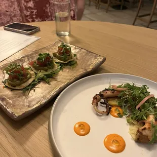 Octopus appetizer
