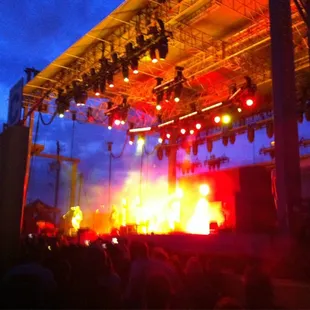 Fire in the Blue Hour (cool sky)