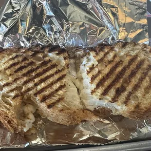 Adult grilled cheese