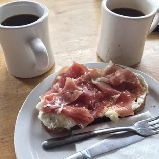 Prosciutto Toast