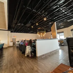 The dining area. Very clean and open. Very inviting.