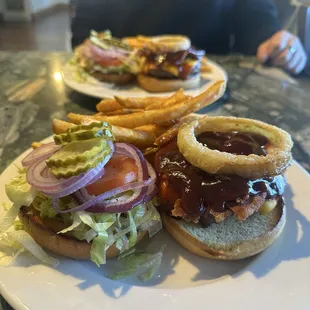 They're All American Burger With A Side Of Fries