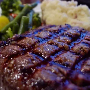 Filet mignon using local rancher beef.