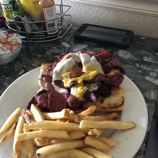 Pastrami sandwich for my hubby