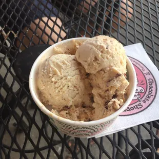 Yippie skippy - peanut butter, chocolate, Carmel ice cream. So yummy!