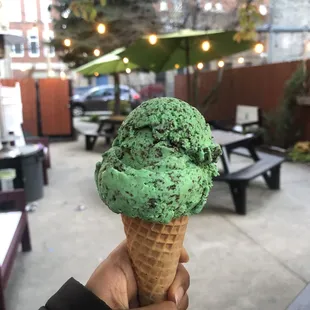 Irish mint chip