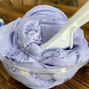 Lavender ice cream