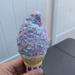 Cotton Candy Crunch small cone