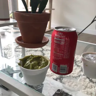 The tiny side of guac that I paid $6 for...