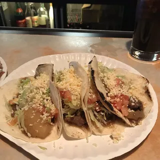 4 Beef Chopped Meat Tacos