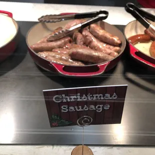 Christmas sausage