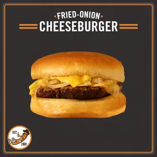 fried onion cheeseburger