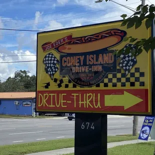 Drive thru option, but just as fast inside.