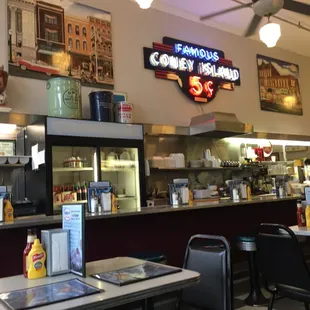 Great nostalgic feel to the interior!