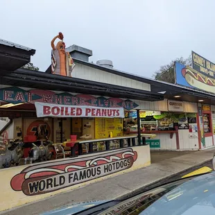 Outdoor counter and seating area