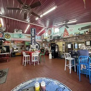 Interior... lots of indoor seating areas!