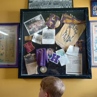 High school paraphernalia